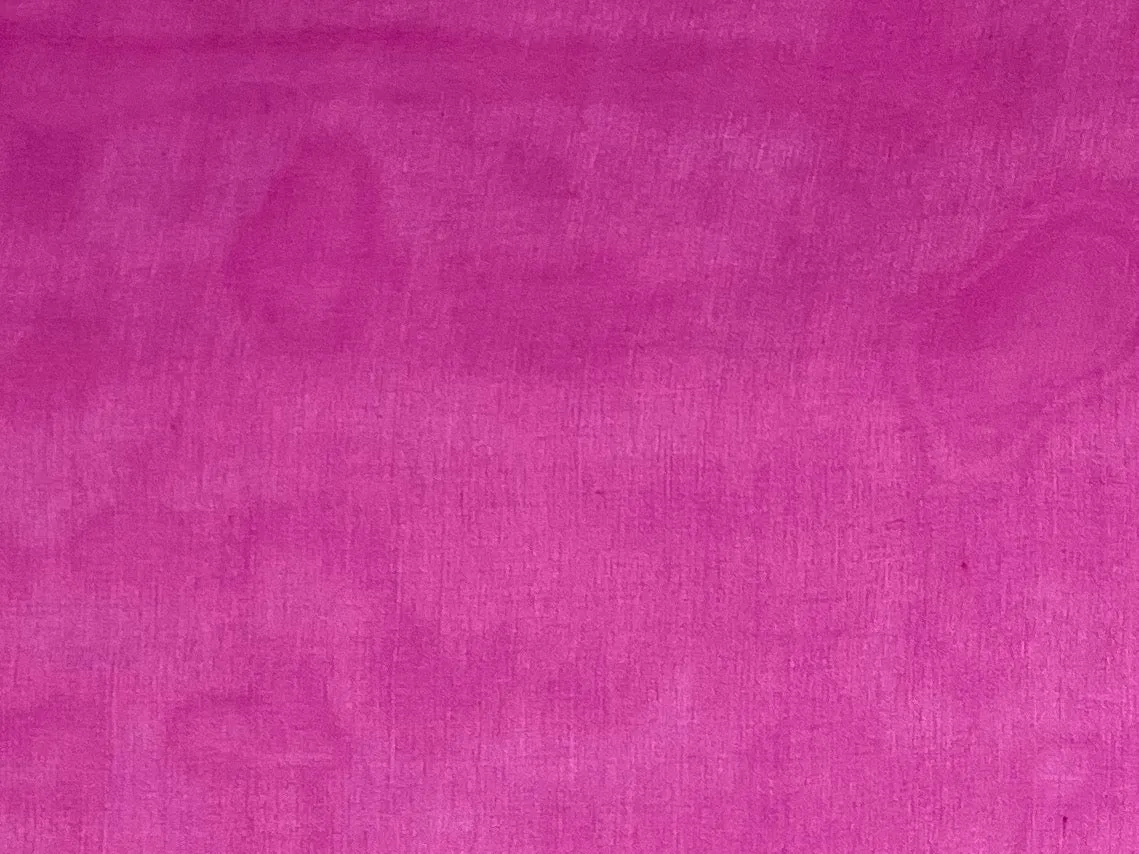 100% Silk Chiffon Hot Pink