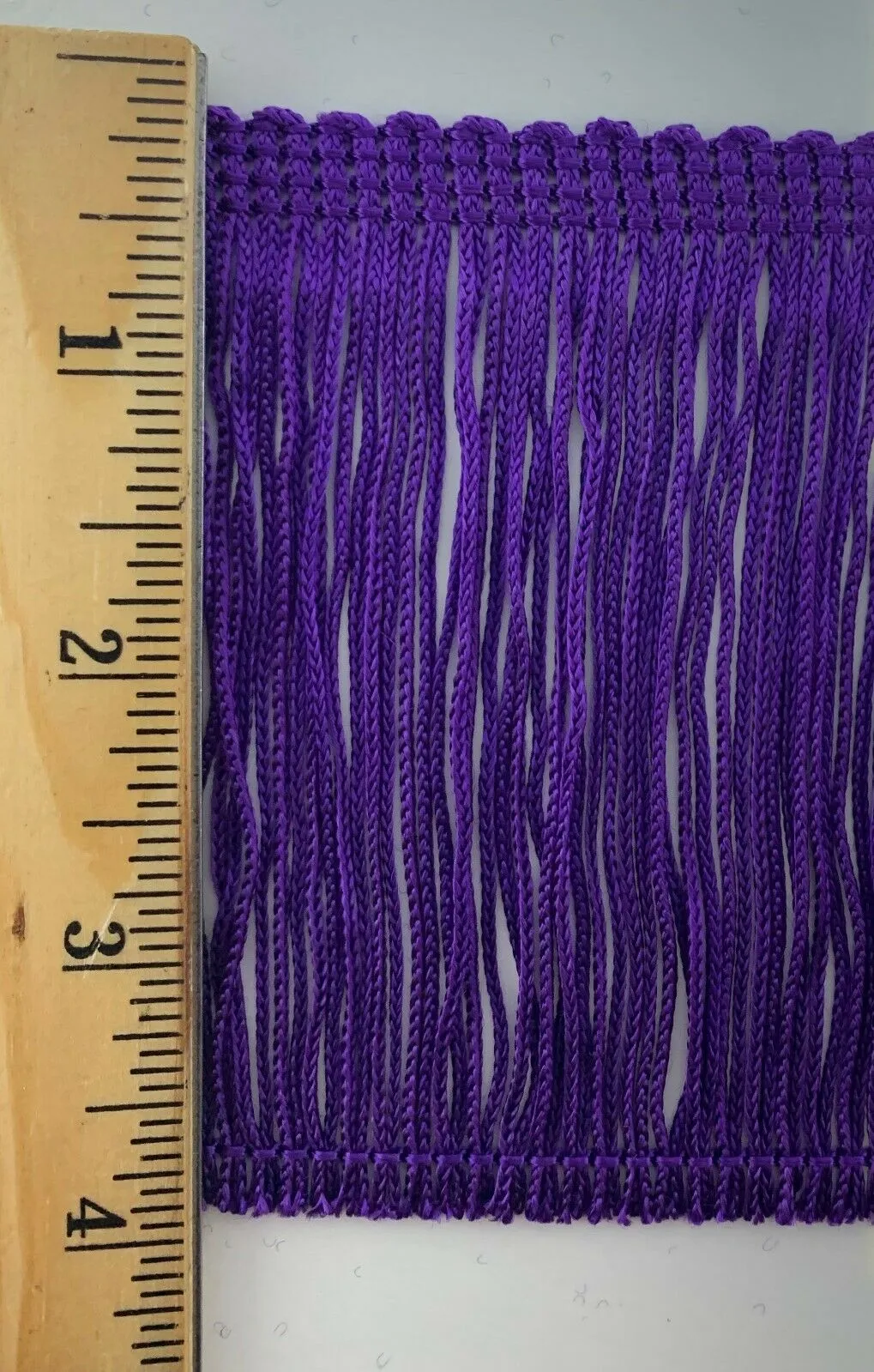 4" Rayon Chainette Fringe - 6 Continuous Yards - Many Color Options!