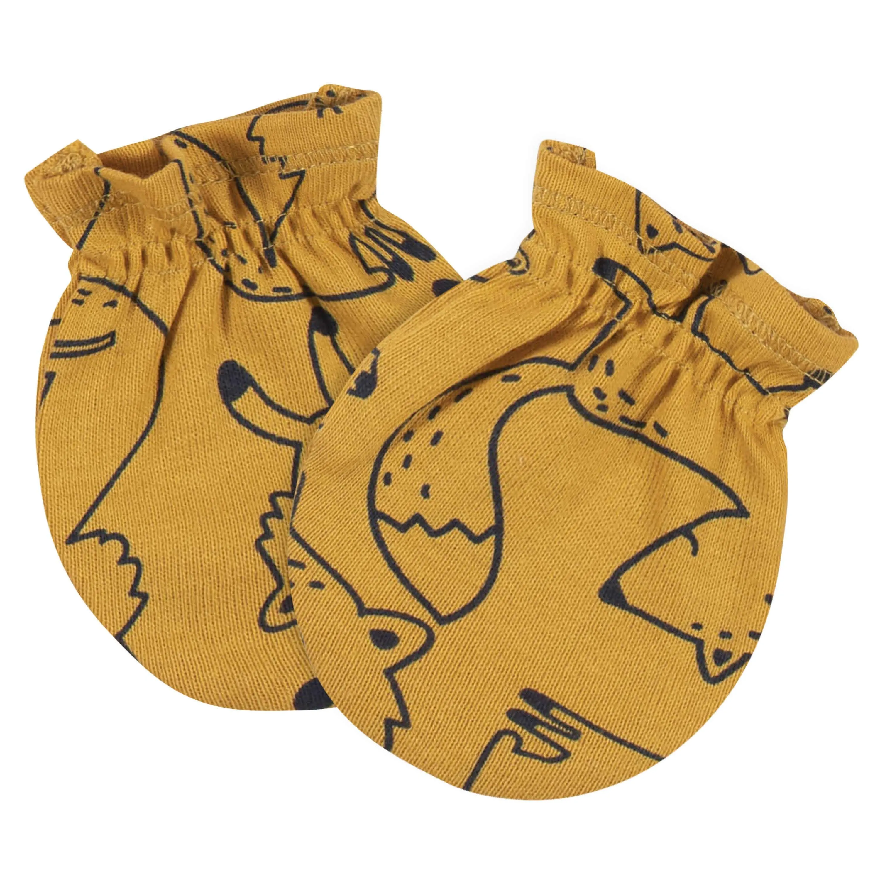 8-Piece Baby Boys Fox Caps & Mittens Set