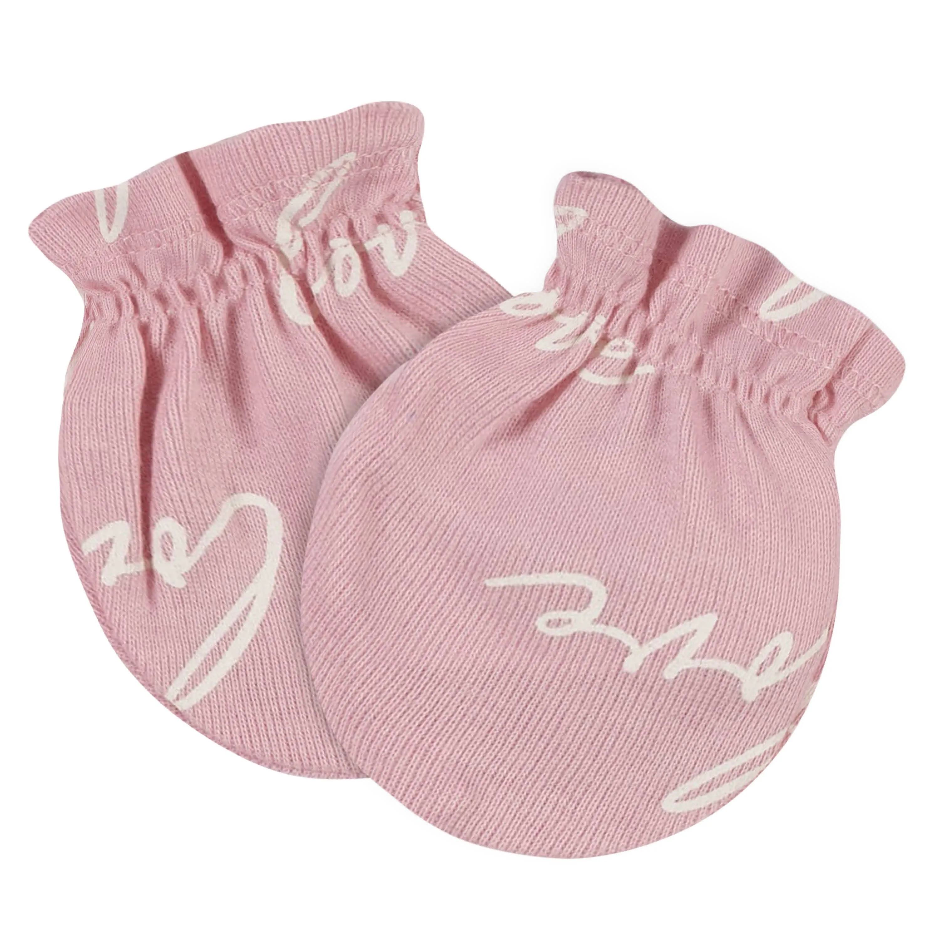 8-Piece Baby Girls Bunny Caps & Mittens Set