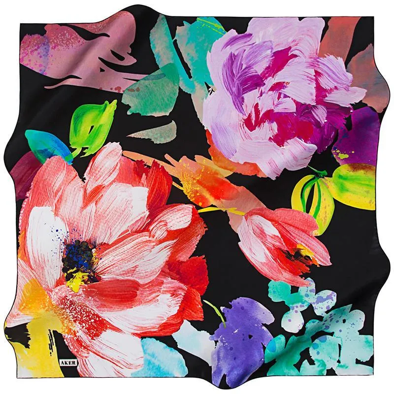 Aker Demi Square Silk Scarves