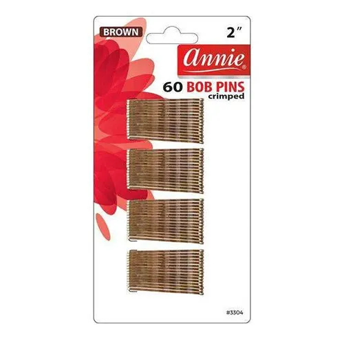 Annie Bobby Pins Crimped 2" 60ct