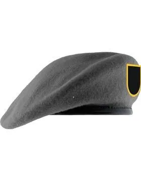 Army JROTC Gray Beret w- Flash