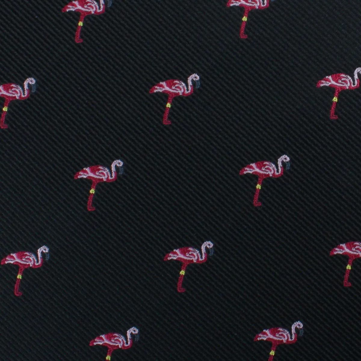 Aruba Island Black Flamingo Bow Tie