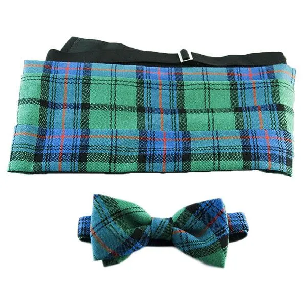 Baird Modern Tartan Cummerbund & Bow Tie Set