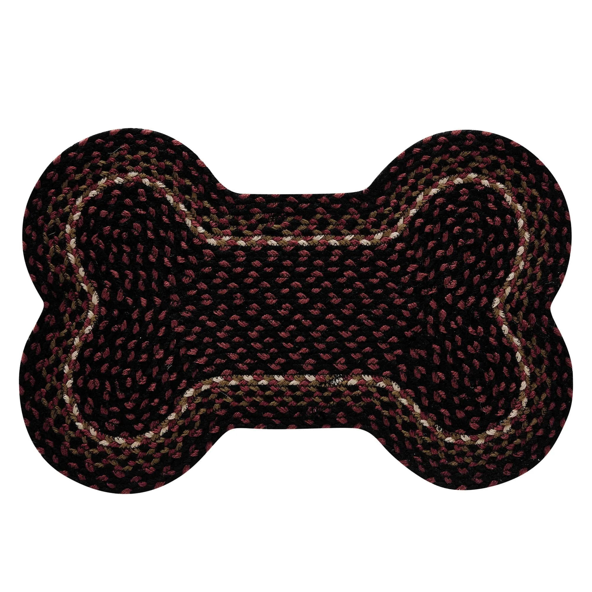 Beckham Indoor/Outdoor Medium Bone Braided Rug 15x23"