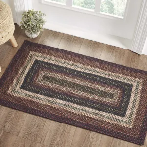 Beckham Rectangle Braided Rug 27x48" - with Pad