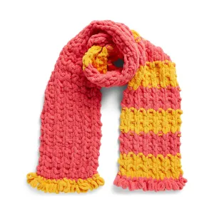 Bernat Craft EZ Half & Half Striped Scarf