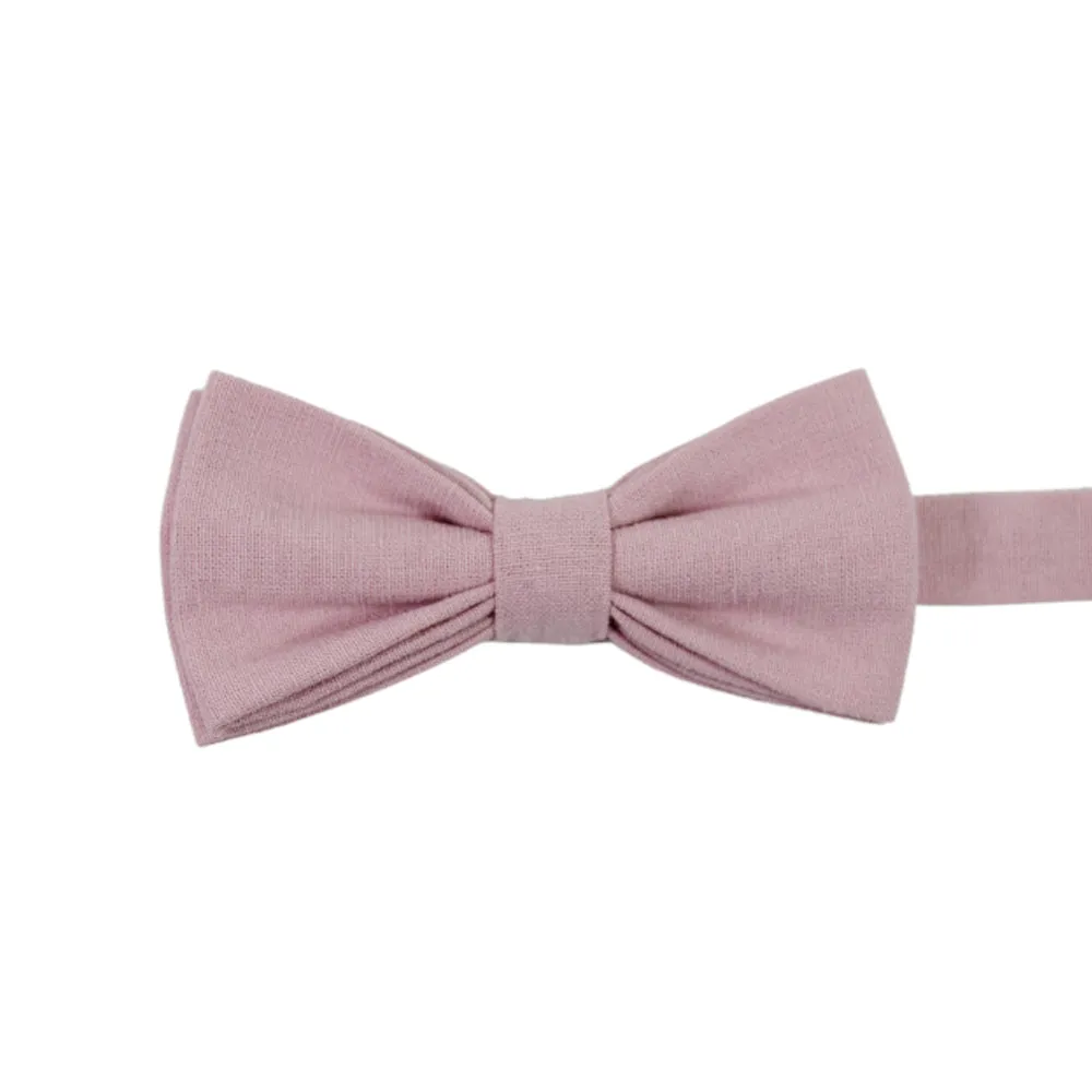 Blush Bow Tie (Pre-Tied)