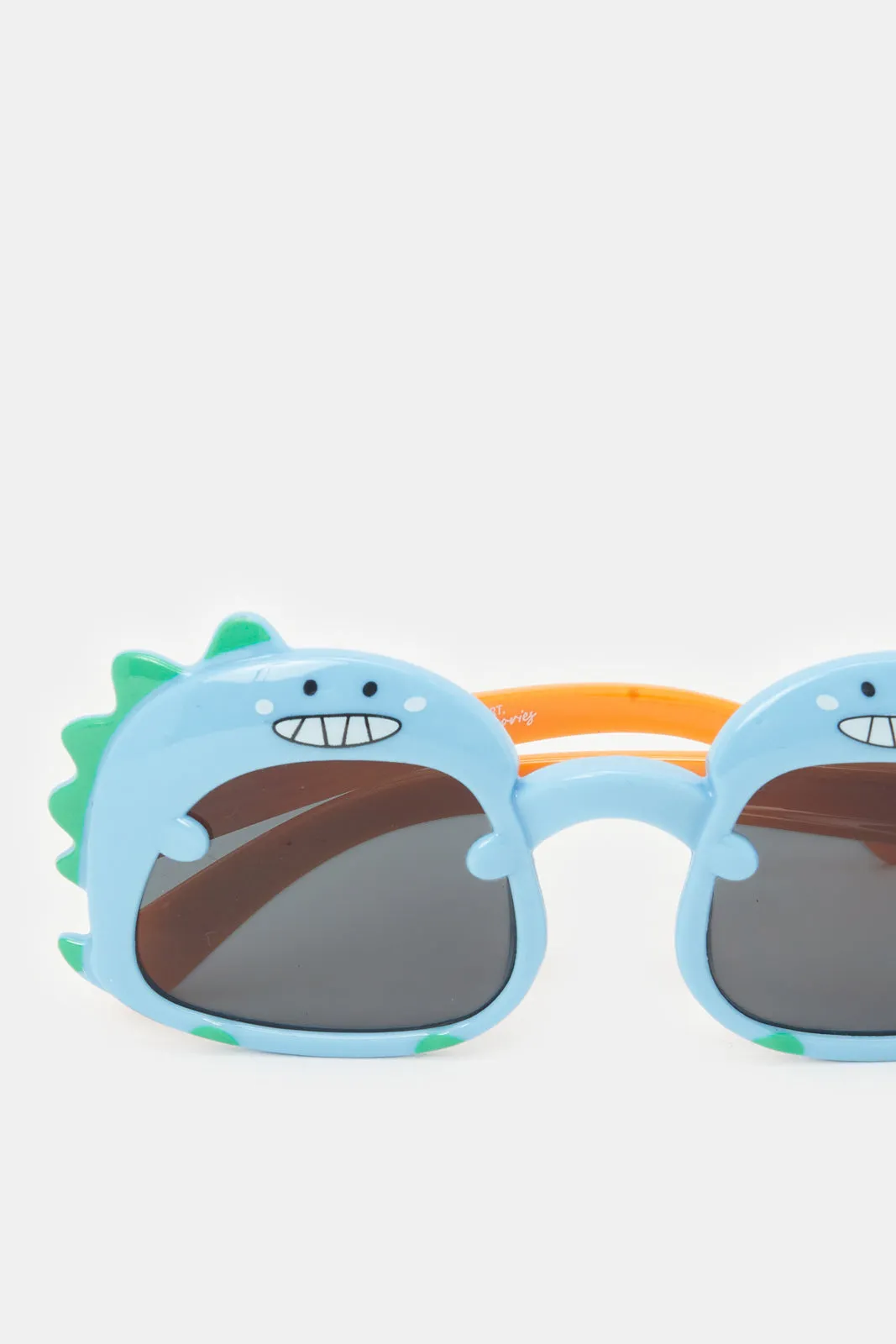 Boys Blue Character Embellished Round Sunglasses