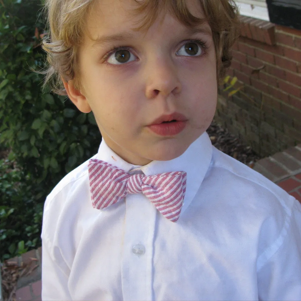 Boys' Bow Ties:  Seersucker