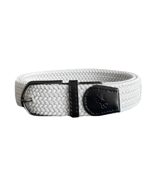 Braided Belt - White