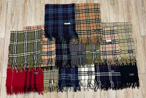 Branded Burberry Scarves - 15 Pieces