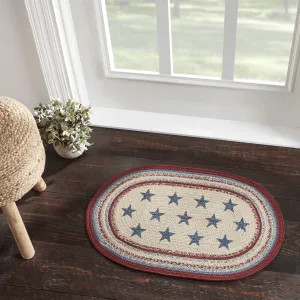 Celebration Oval Braided Rug 20x30" - with Pad