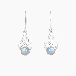 Celtic Moonstone Earrings