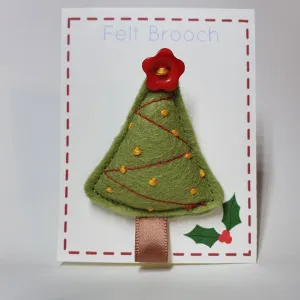 Christmas Tree Brooch - by Lucy Jackson