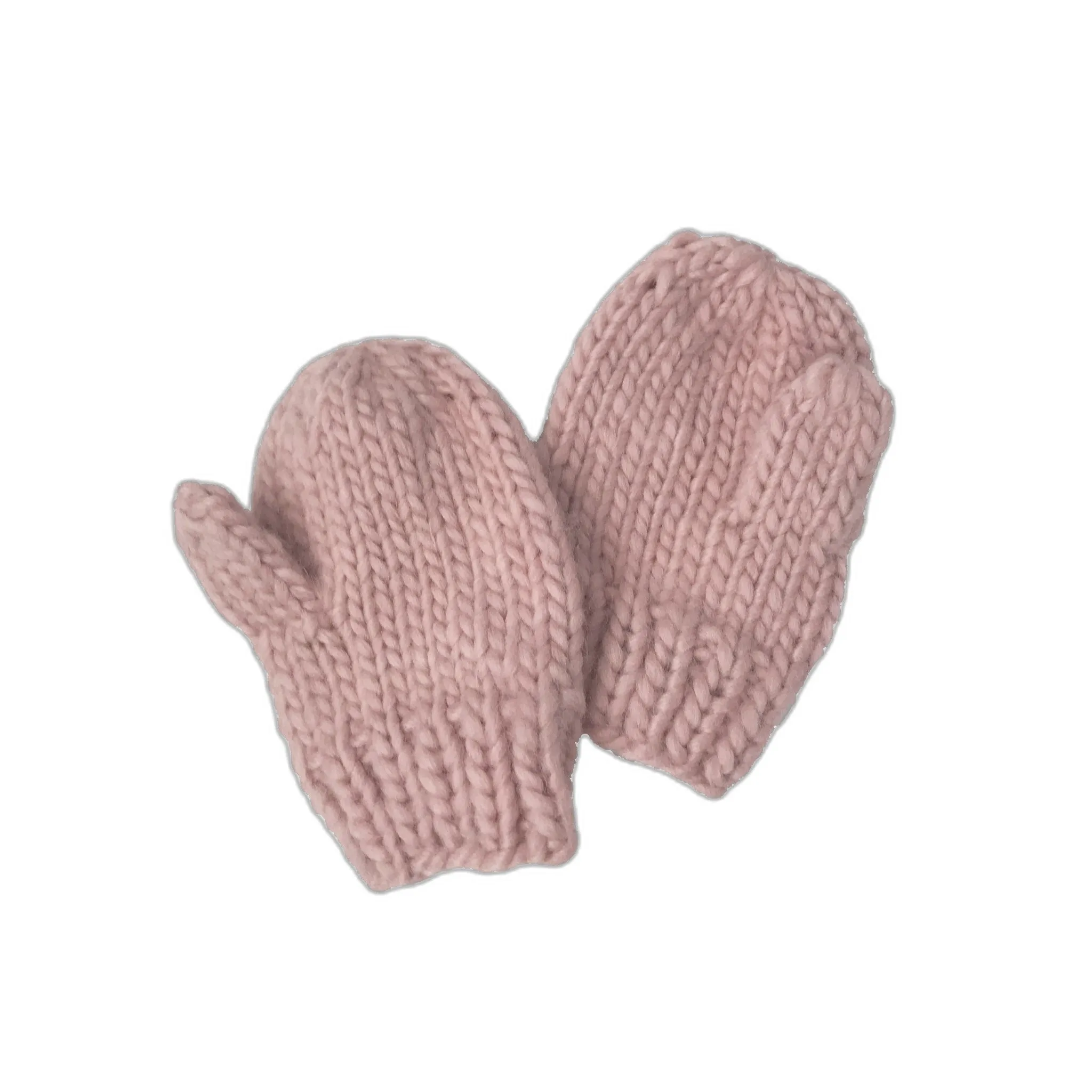 Classic Mittens, Blush