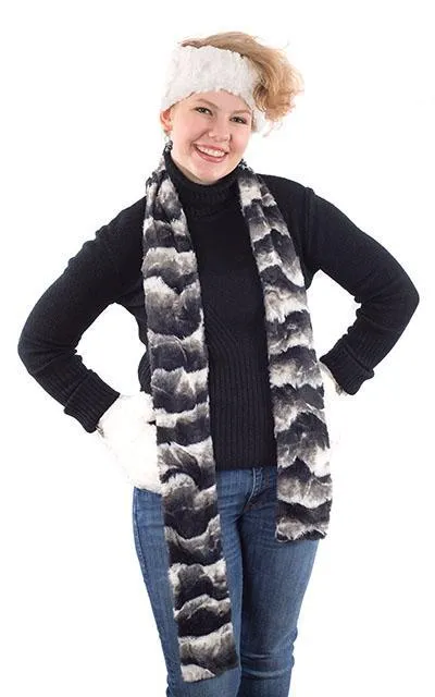 Classic Scarf - Luxury Faux Fur in Ocean Mist (Sold Out!)