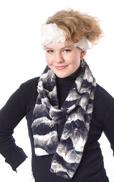 Classic Scarf - Luxury Faux Fur in Ocean Mist (Sold Out!)