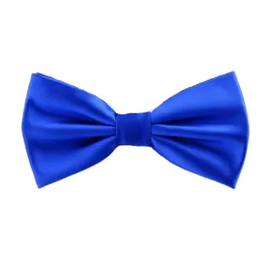 Classy Men Blue Silk Pre-Tied Bow Tie