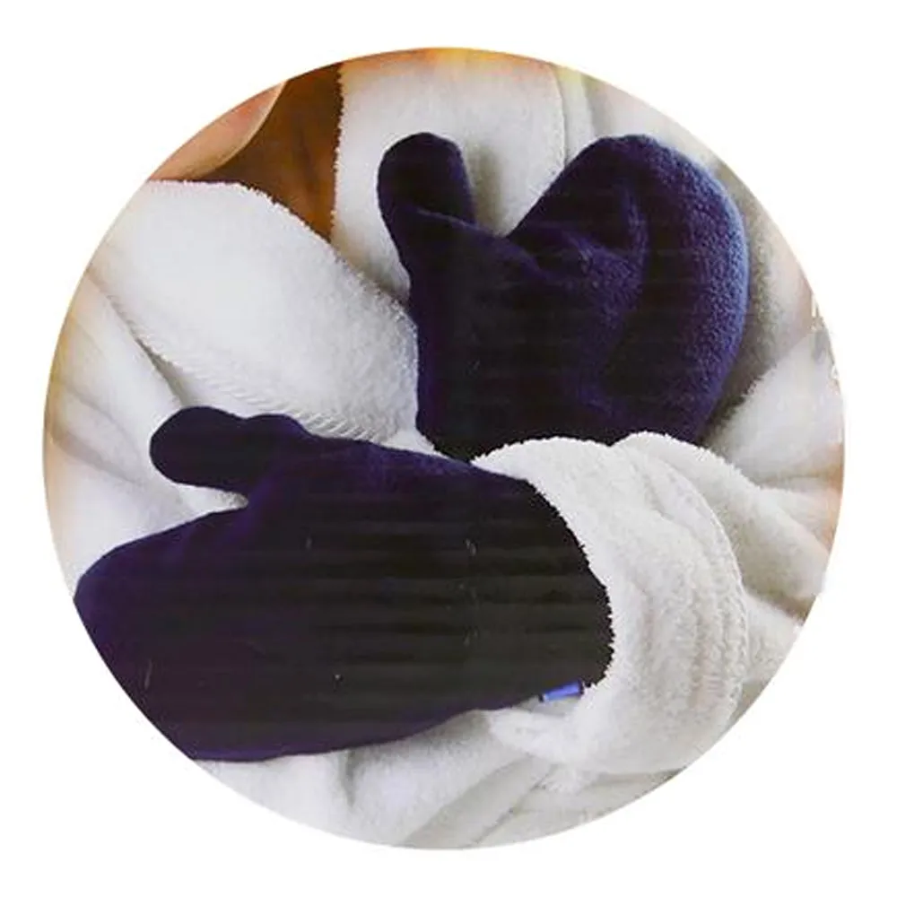 Comfort Pedic Toasty Hands Heated Mittens ( Blue)