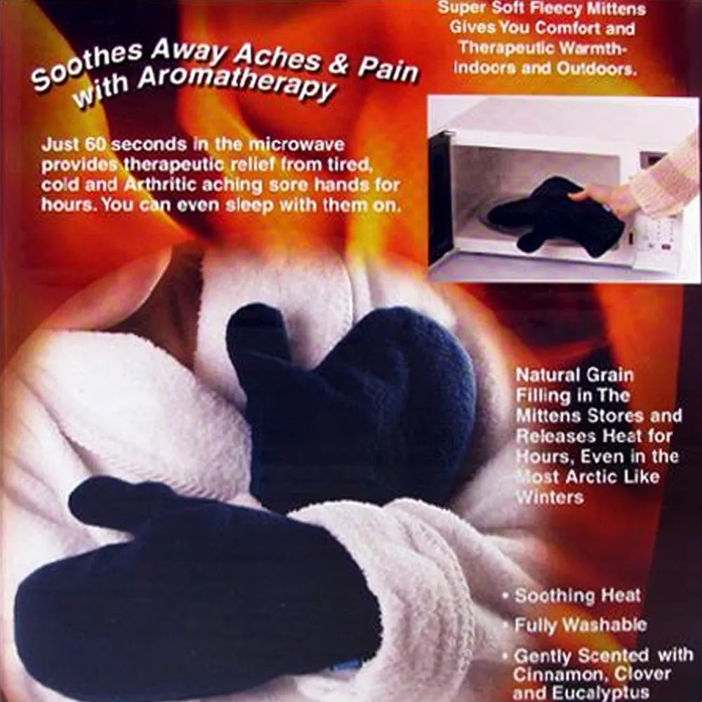 Comfort Pedic Toasty Hands Heated Mittens ( Blue)