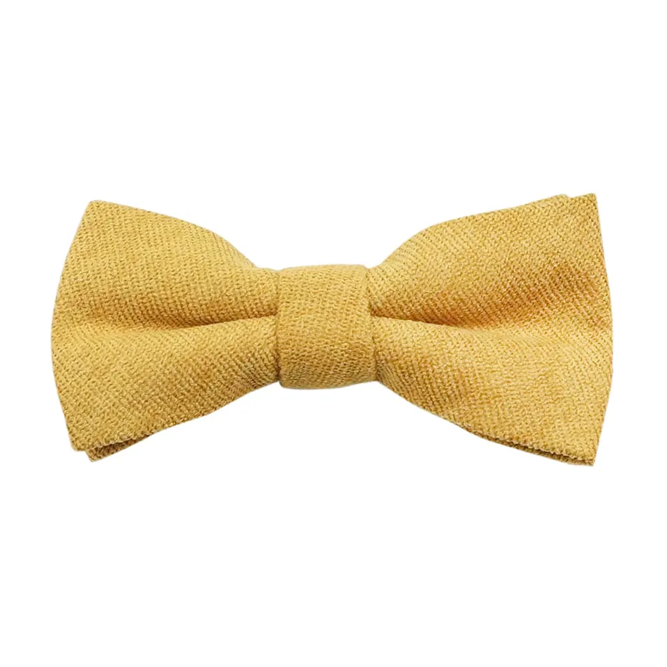 Conan Golden Yellow Boys Cotton Blend Bow Tie