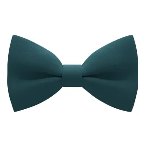 Crape Dark Green Bow Tie