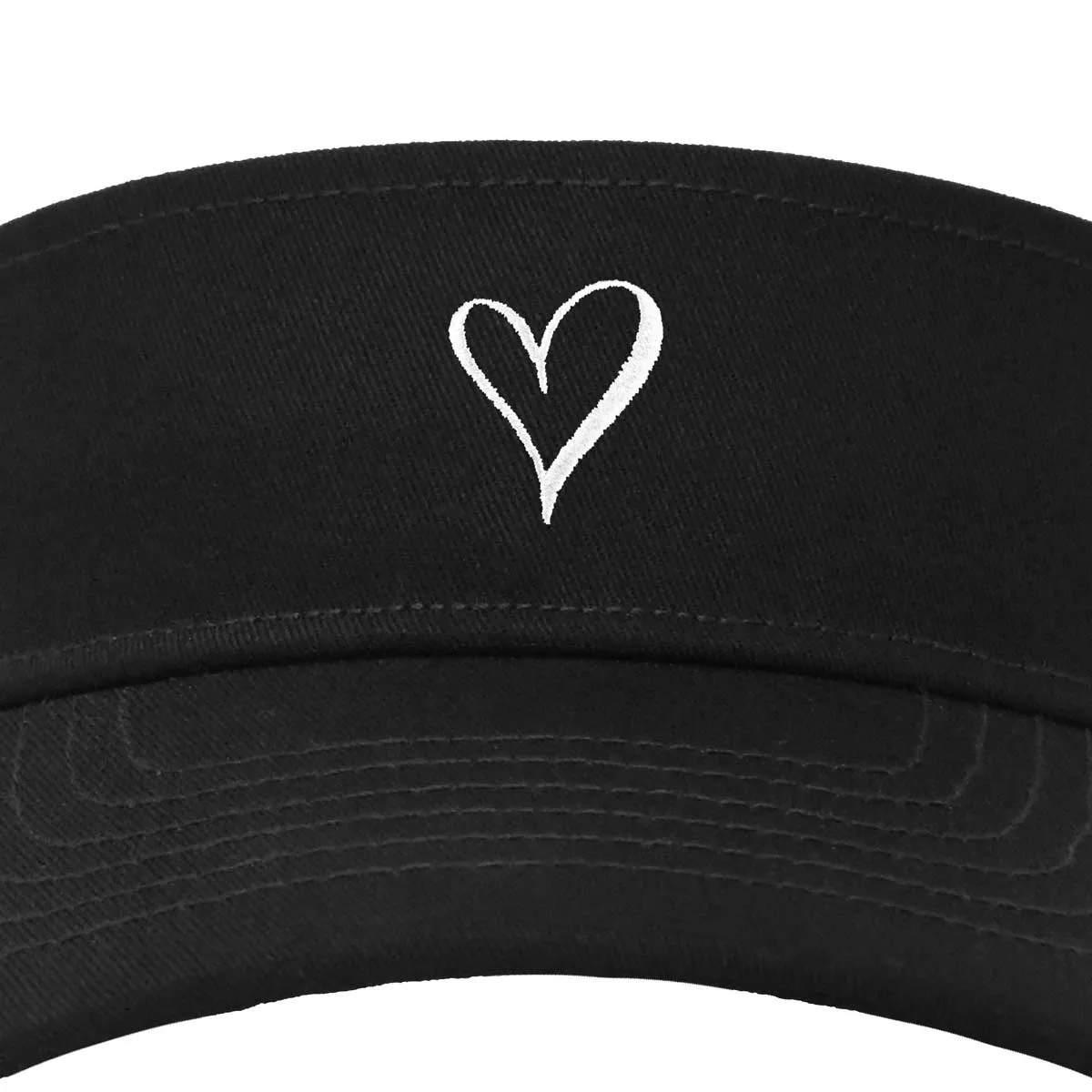 Dalix HandDrawn Heart Visor