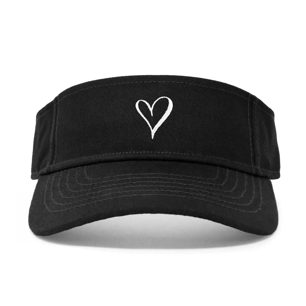 Dalix HandDrawn Heart Visor