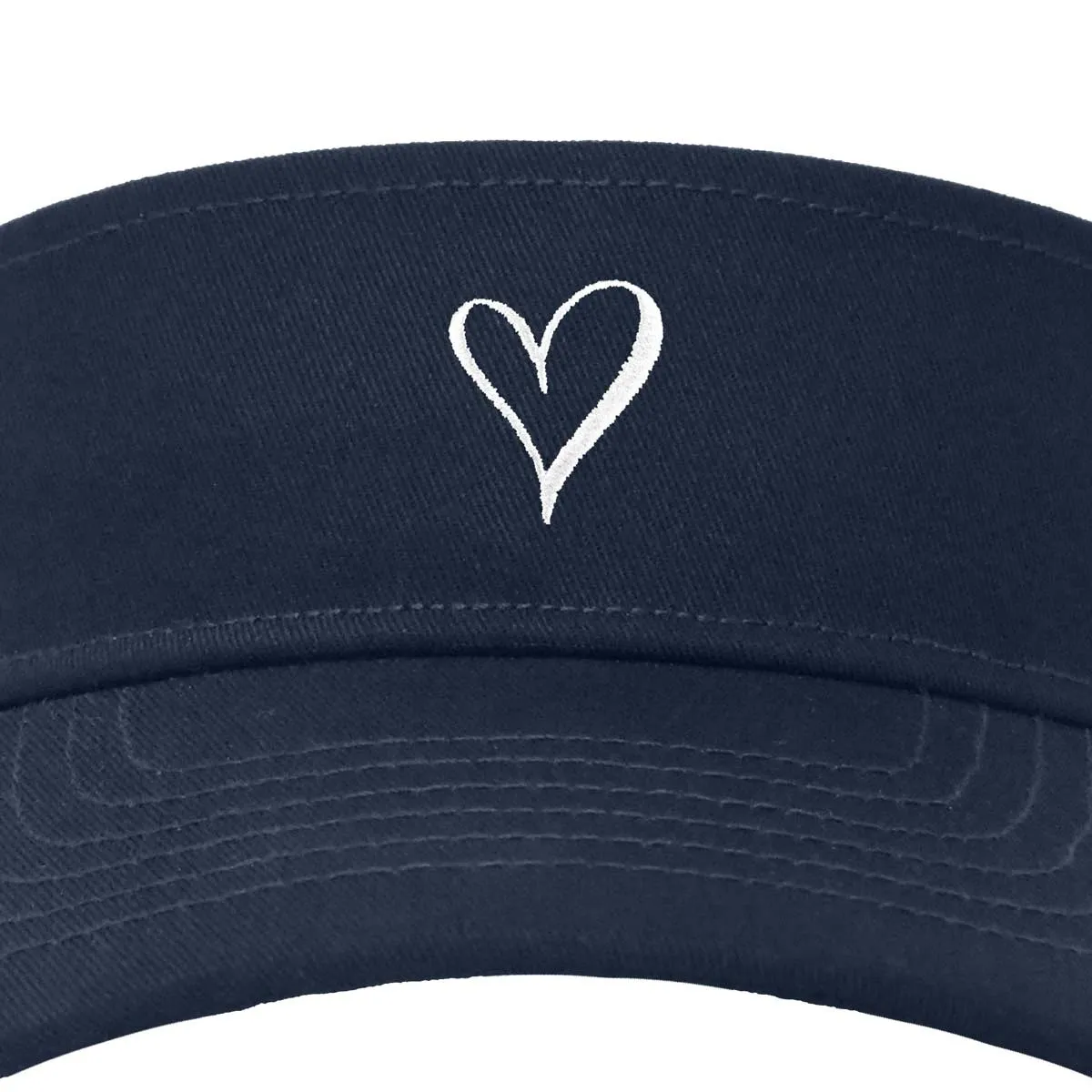 Dalix HandDrawn Heart Visor