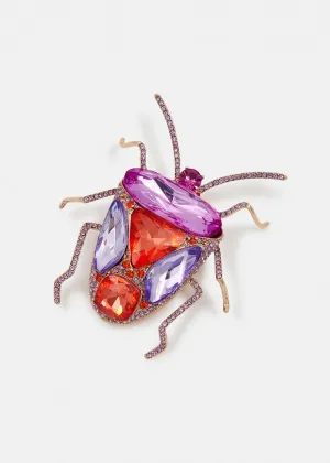 Essentiel Antwerp Ginsect Brooch in Mauve