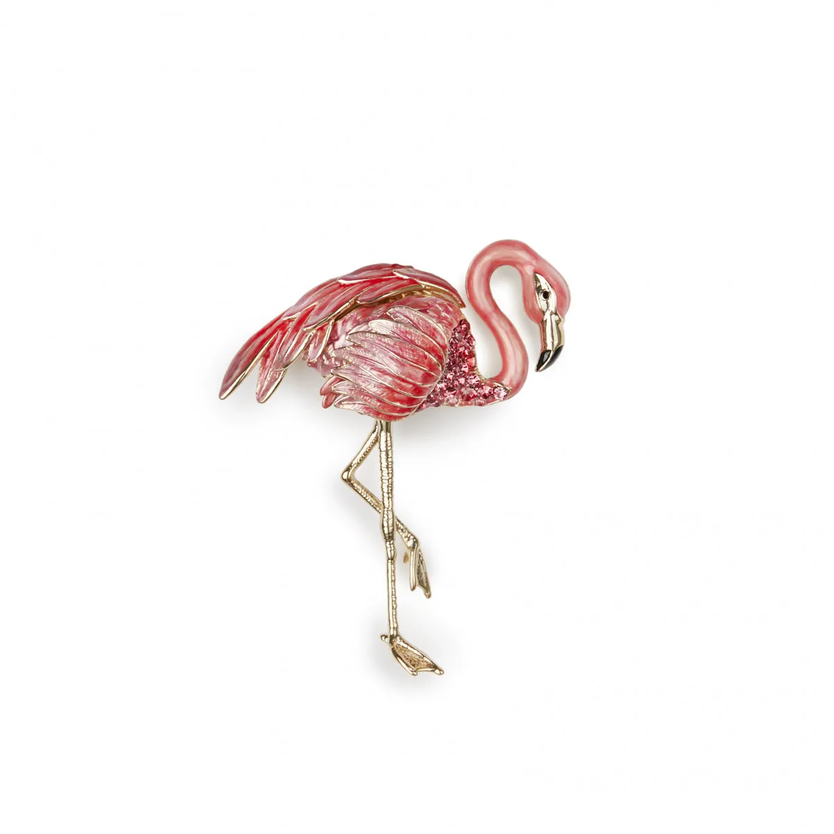 Flamingo Brooch by Bill Skinner