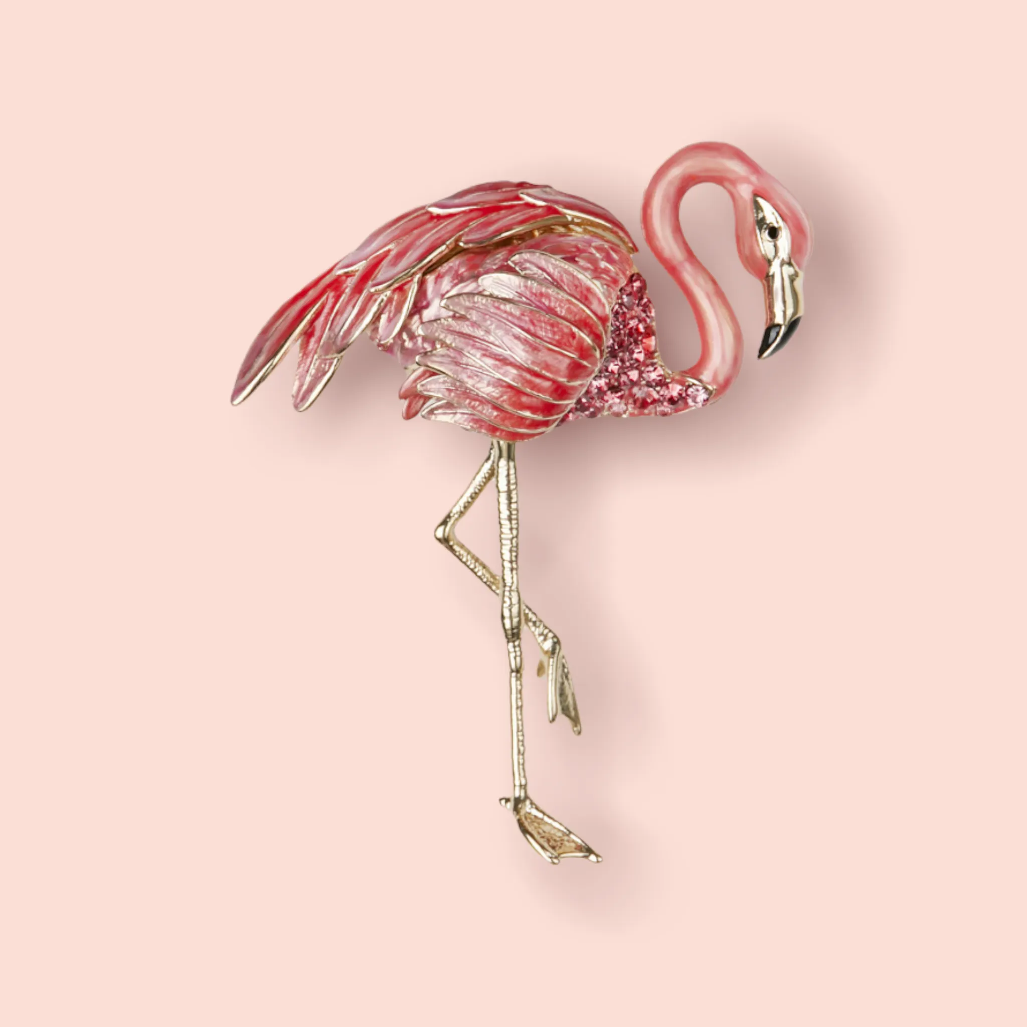 Flamingo Brooch by Bill Skinner