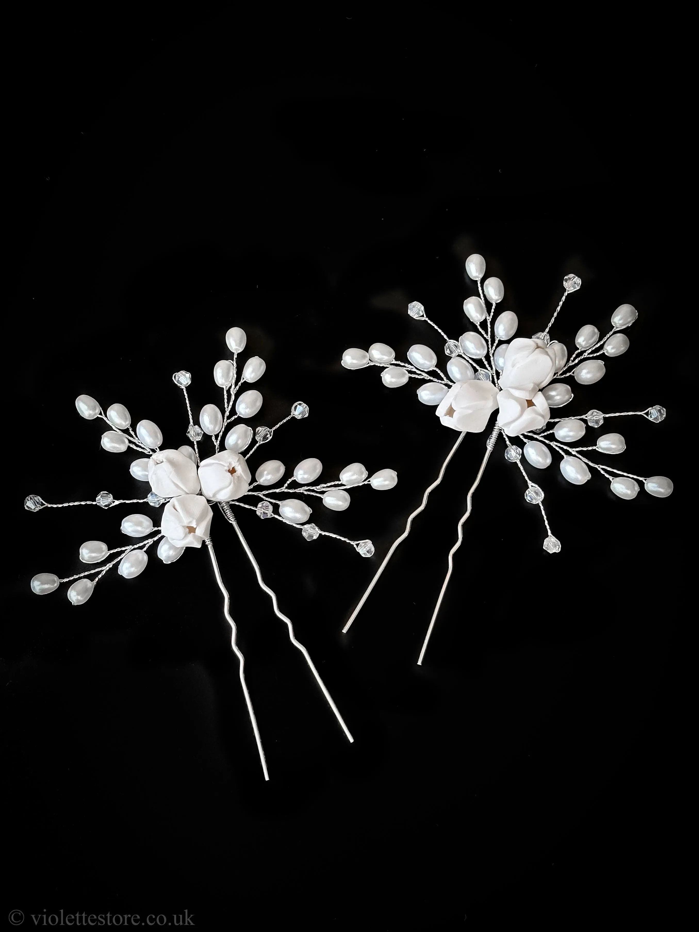 Flower Hair Pins