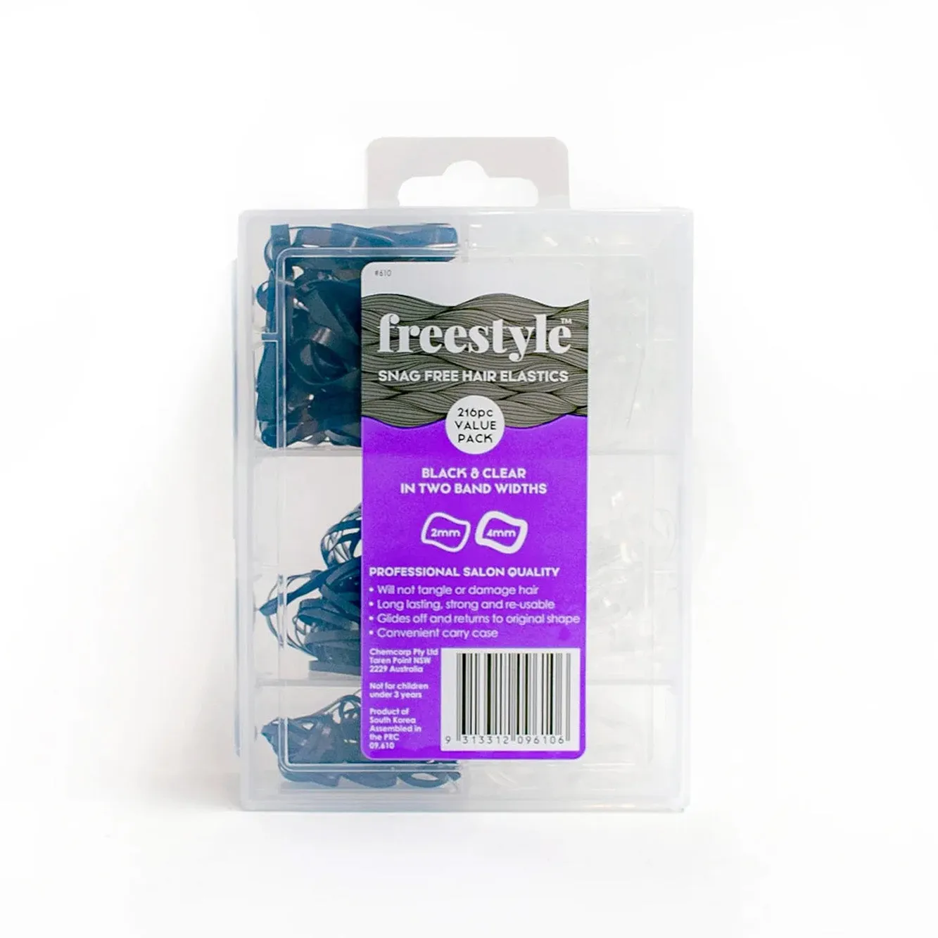 Freestyle Gliders Snag Free Hair Elastics Value Pack 216pc