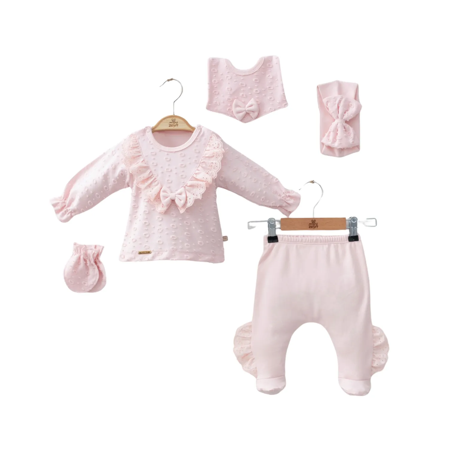 Frilly Girly Newborn 5PC Set