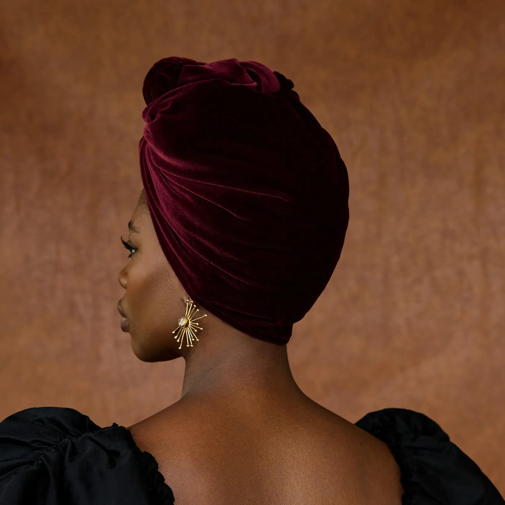 Garnet Velvet Headwrap