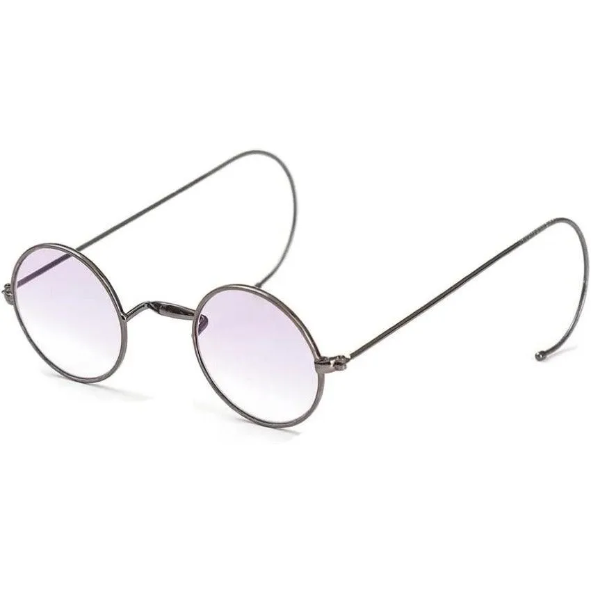 Gradient Tint Round Wire Rim Sunglasses A2139