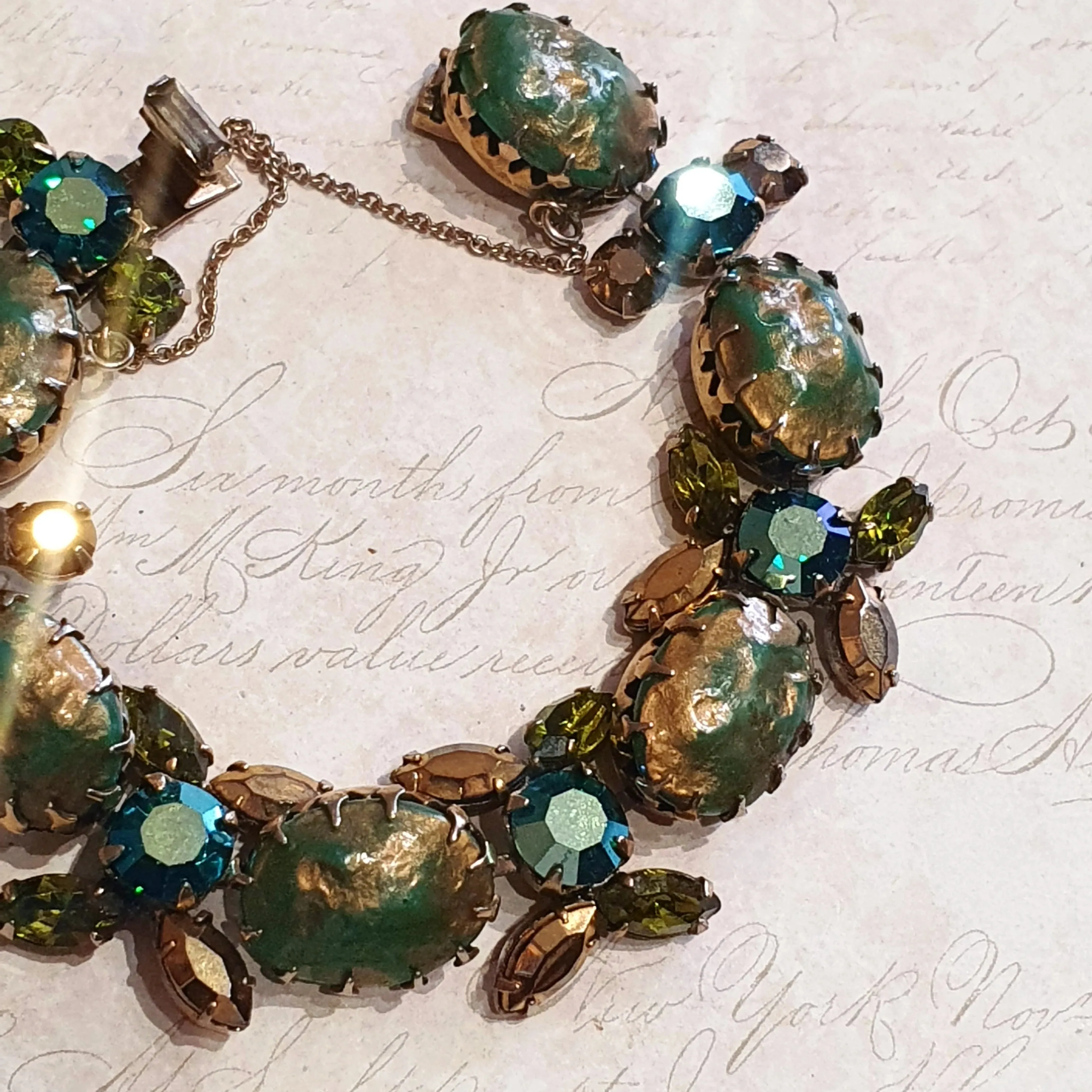 Green Regency bracelet