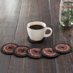 Heritage Farms Braided Coasters 4" - Set of 6