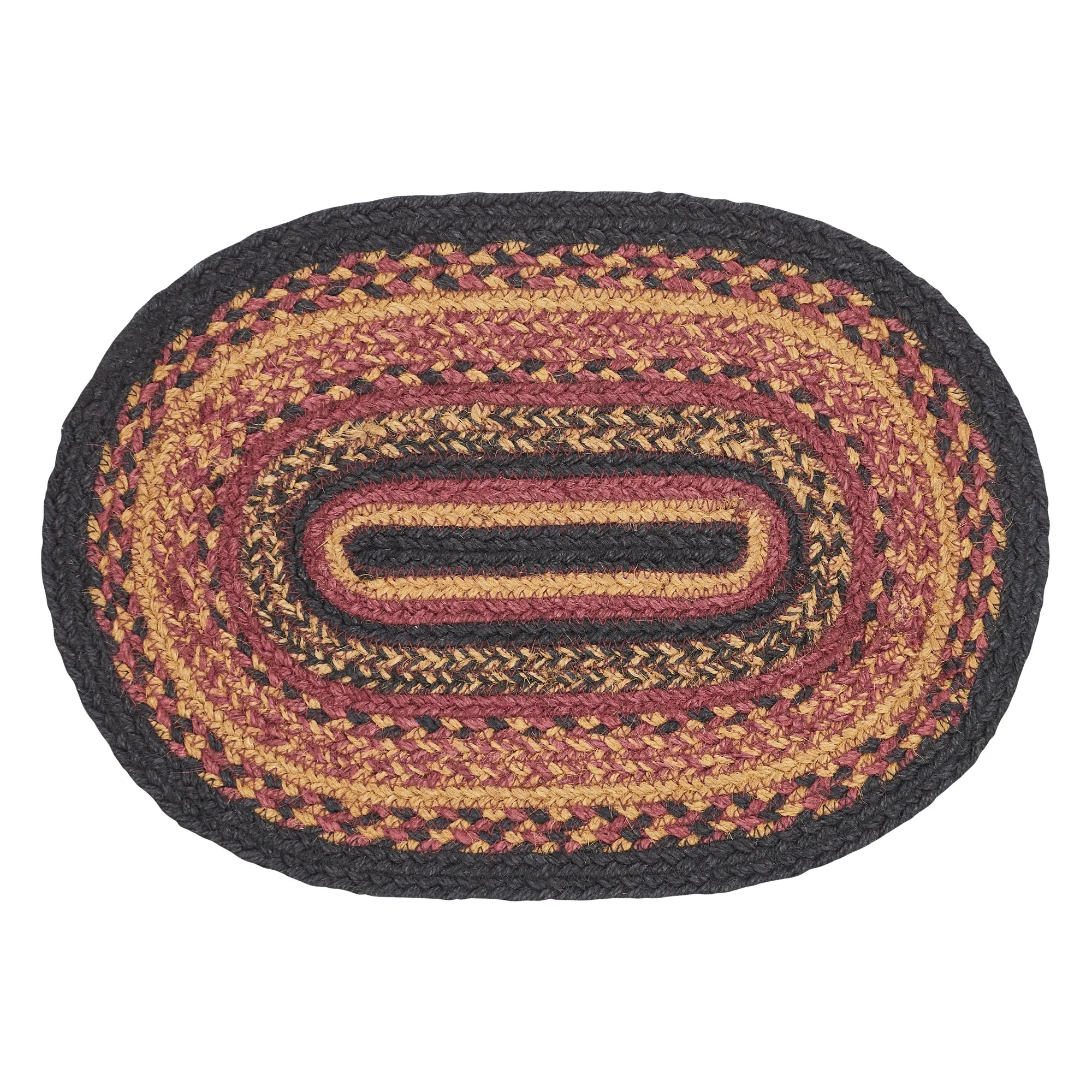 Heritage Farms Braided Oval Placemat 10x15"