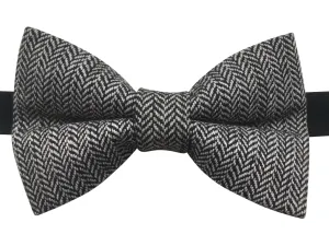 Herringbone Tweed Bow Tie