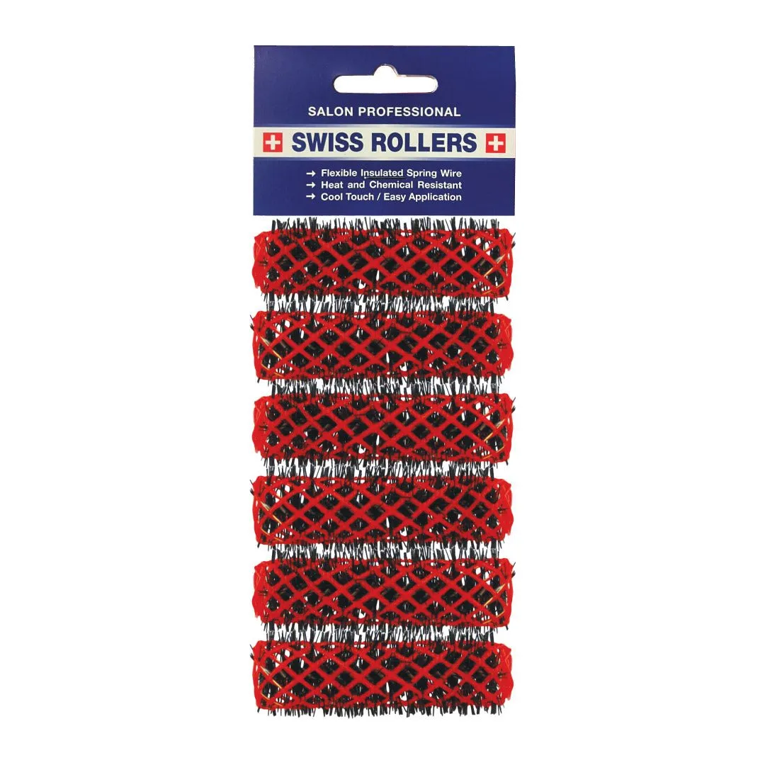 Hi Lift Swiss Rollers 16mm Coral 6pc