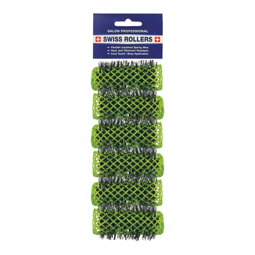 Hi Lift Swiss Rollers 25mm Green 6pc