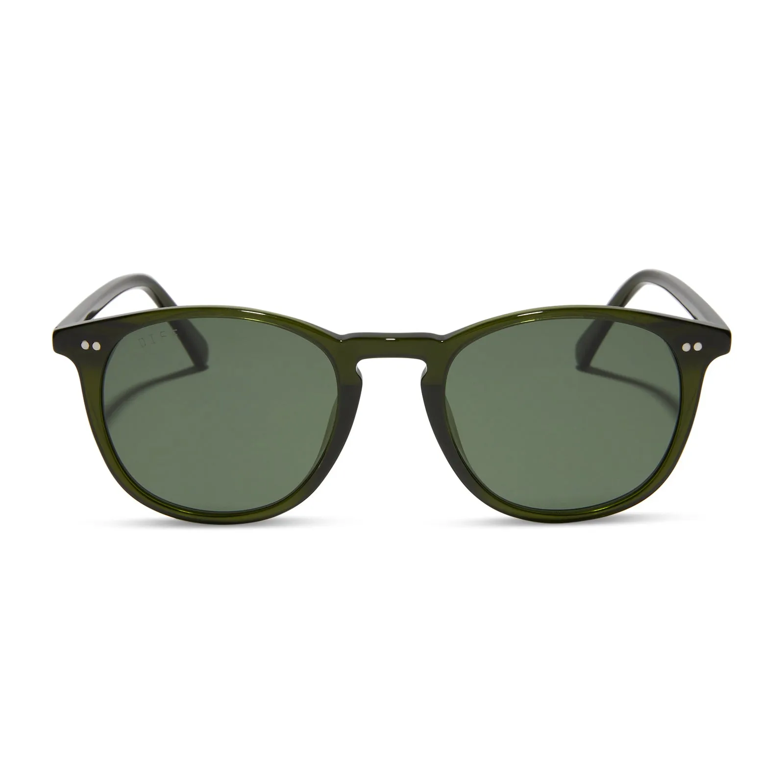 JAXSON XL - DARK OLIVE CRYSTAL   G15   POLARIZED SUNGLASSES