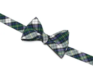 Kelly Green & Blue Tartan Plaid Bow Tie