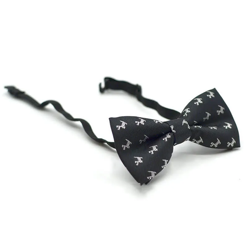 Kid's Funy Cartoon Motifs Twilled Bow Tie