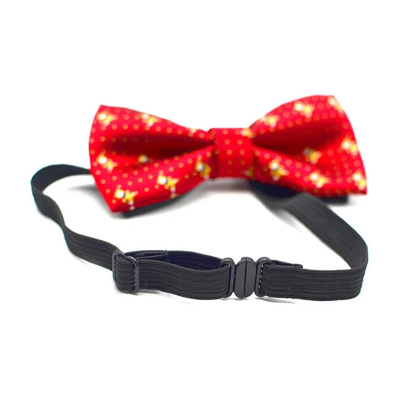 Kid's Funy Cartoon Motifs Twilled Bow Tie