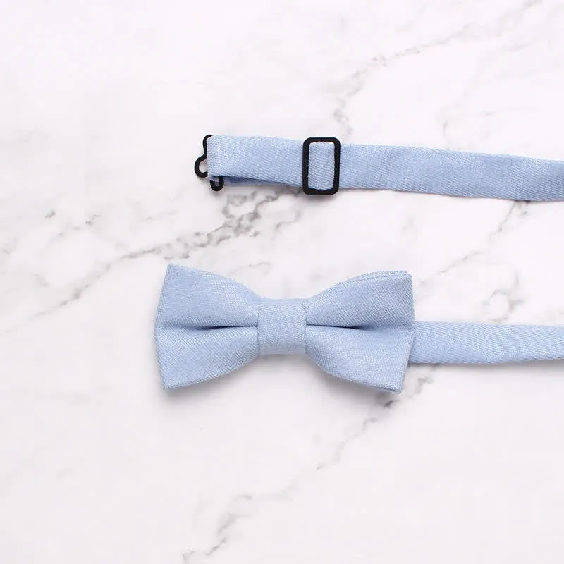 Kid's Simple Gentle Style Solid Color Bow Tie